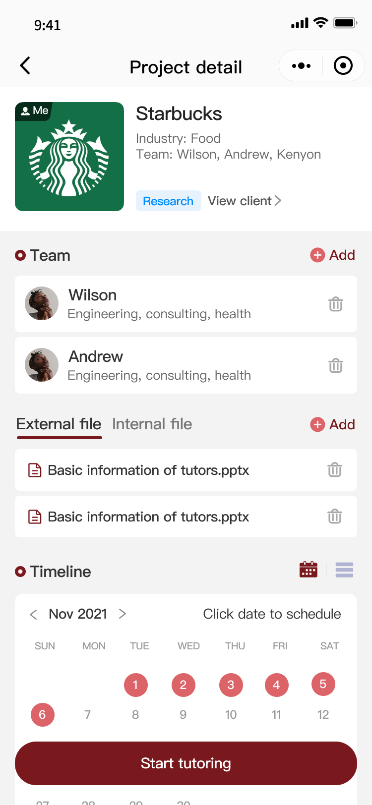 CS Consulting — reporting