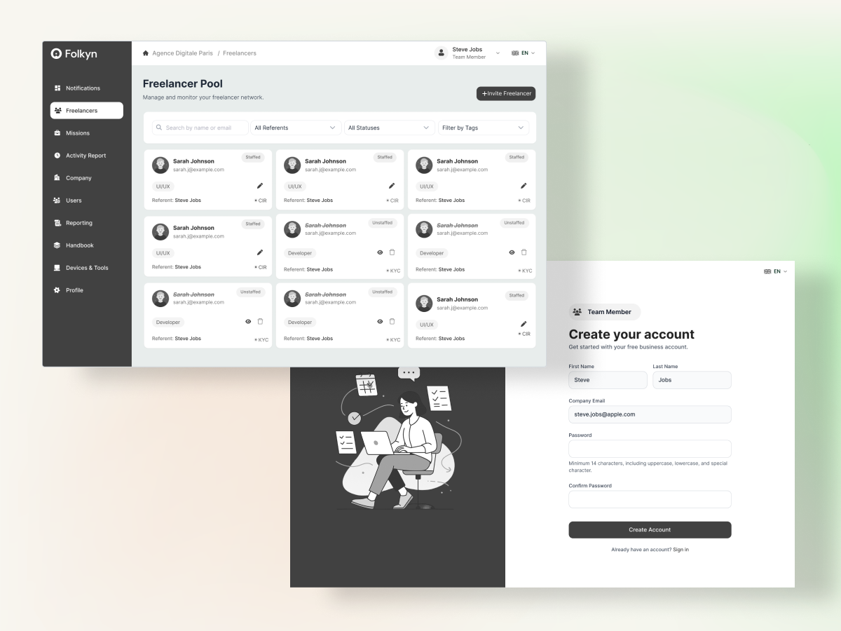 Folkyn — conception