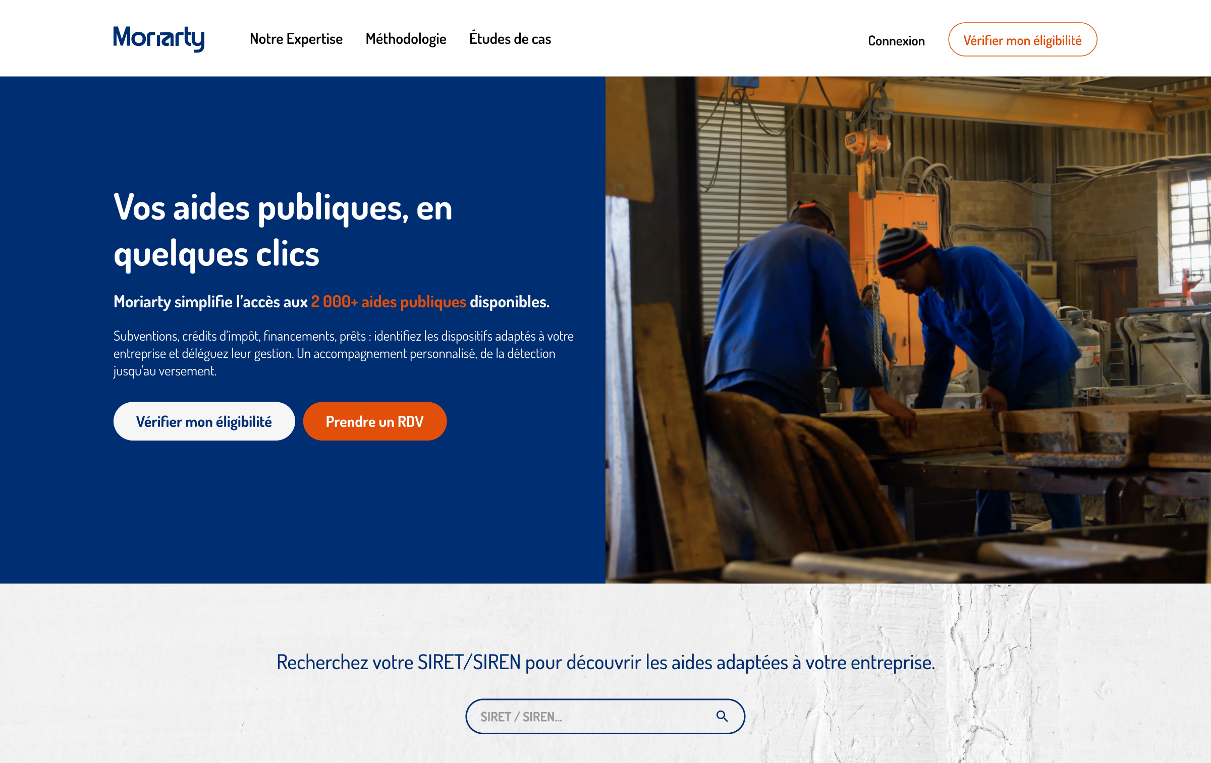 Moriarty — aperçu plateforme