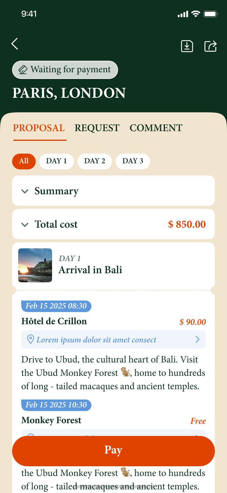 TiP — journal de voyage